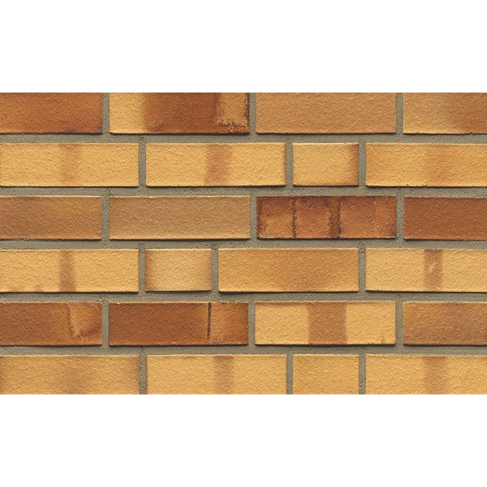 Кирпич клинкерный Muhr 01 S Niederlausitzer Gelb Spezial рустик, 240х115х71 мм