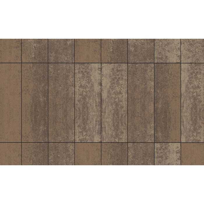 Плитка тротуарная Прямоугольник (Ла-Линия) Б.12.П.8 Листопад гранит xаски, 750x250x80 мм